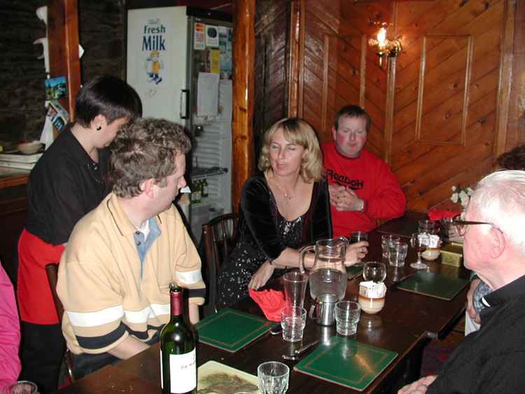 Brian, Ginni Swanton, Richard Bradfield, Father Sean McCarthy.jpg 416.2K